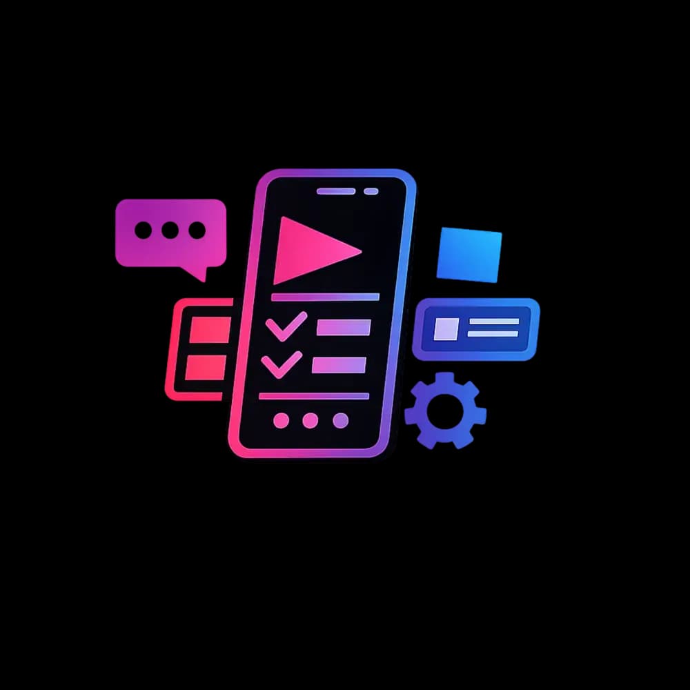 Ilustracja aplikacji web i mobile