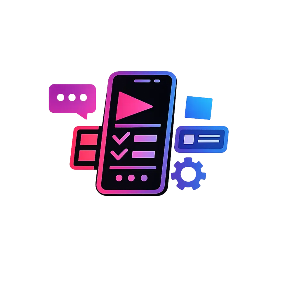 Ilustracja aplikacji web i mobile